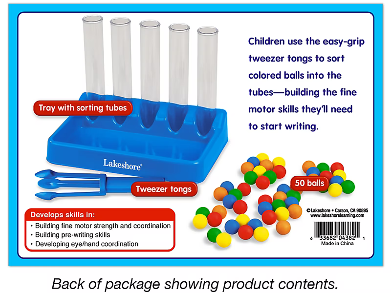 Tweezer Tongs Color Sorting Kit