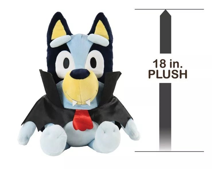 Peluche Bluey Halloween Vampiro 18 Pulgadas Original