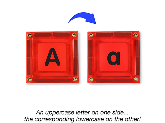 Double-Sided Magnetic Phonics Tiles