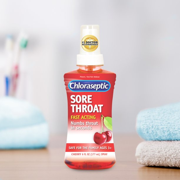 Chloraseptic Sore Throat Spray, Cherry Flavor, 6 fl oz
