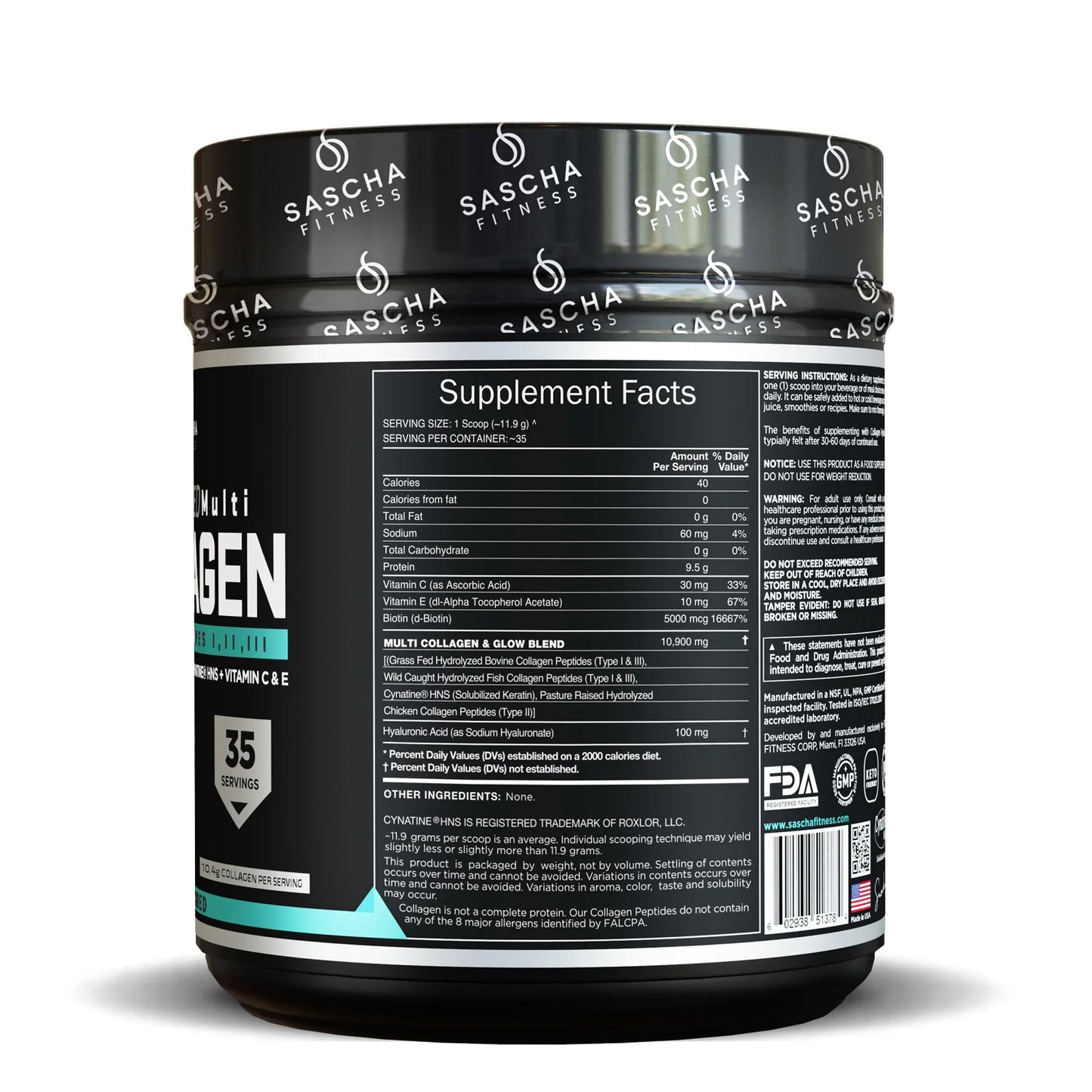 HYDROLYZED MULTI COLLAGEN UNFLAVORED
