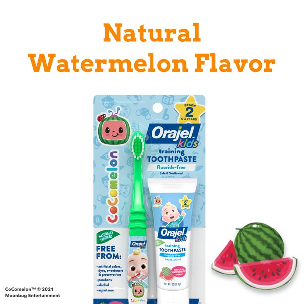 Orajel Kids Training Toothpaste Fluoride-Free CoComelon