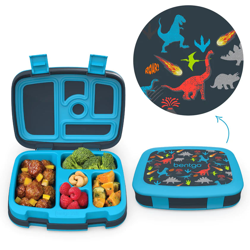 Kids Prints Lunch Box Dinosaur
