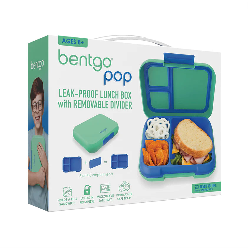 Pop Lunch Box Spring Green/Blue