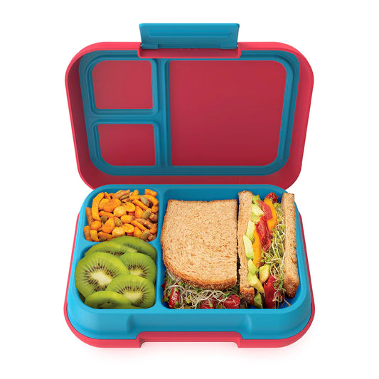 Pop Lunch Box Flame Red/Turquoise