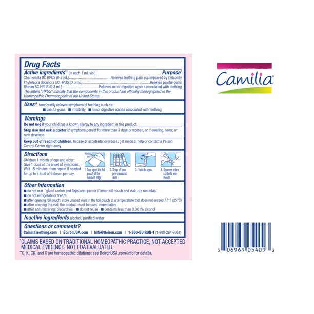 Camilia Liquid Dose 30 Single