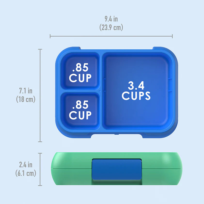 Pop Lunch Box Spring Green/Blue
