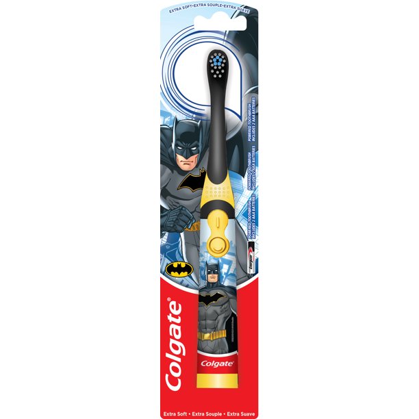 Colgate Kids Battery Powered Toothbrush, Batman, 1 Pack