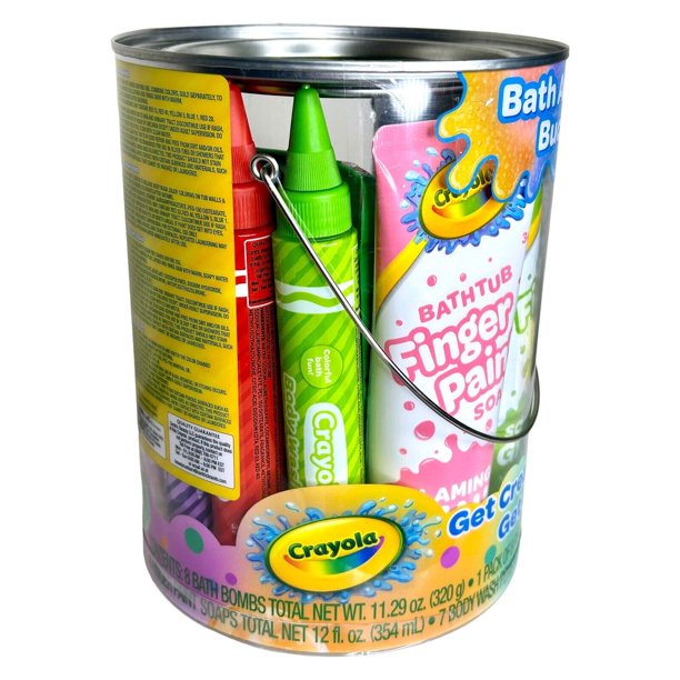Crayola Bath Activity Bucket (30 Piece Set)