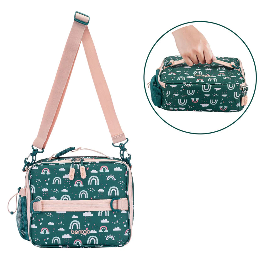 Lunch Bag Green Rainbow