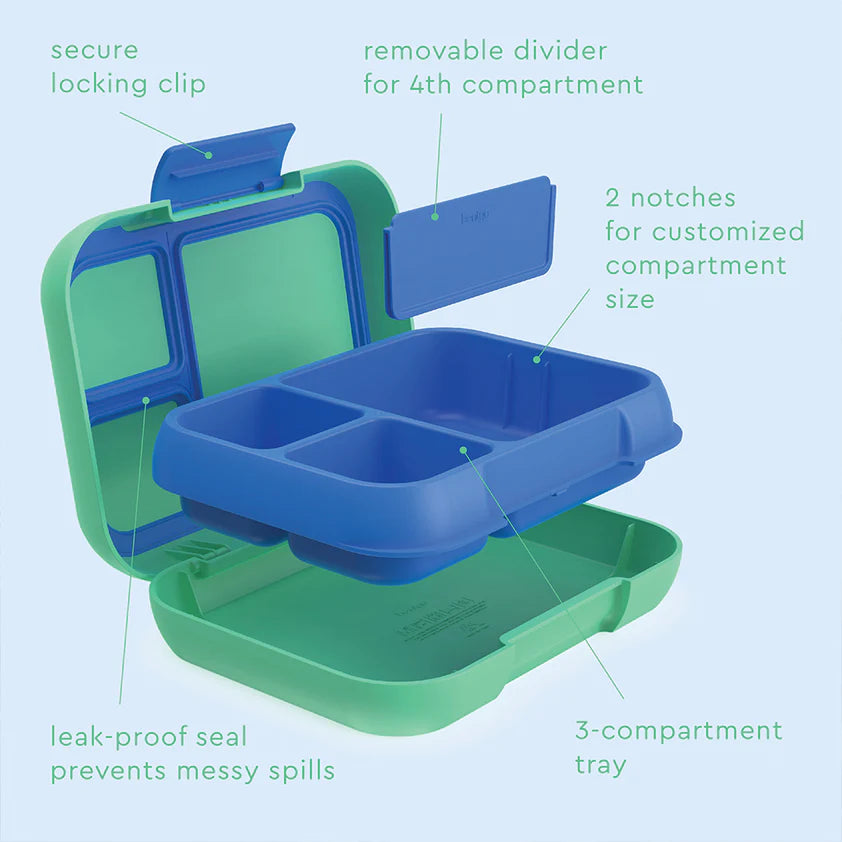 Pop Lunch Box Spring Green/Blue