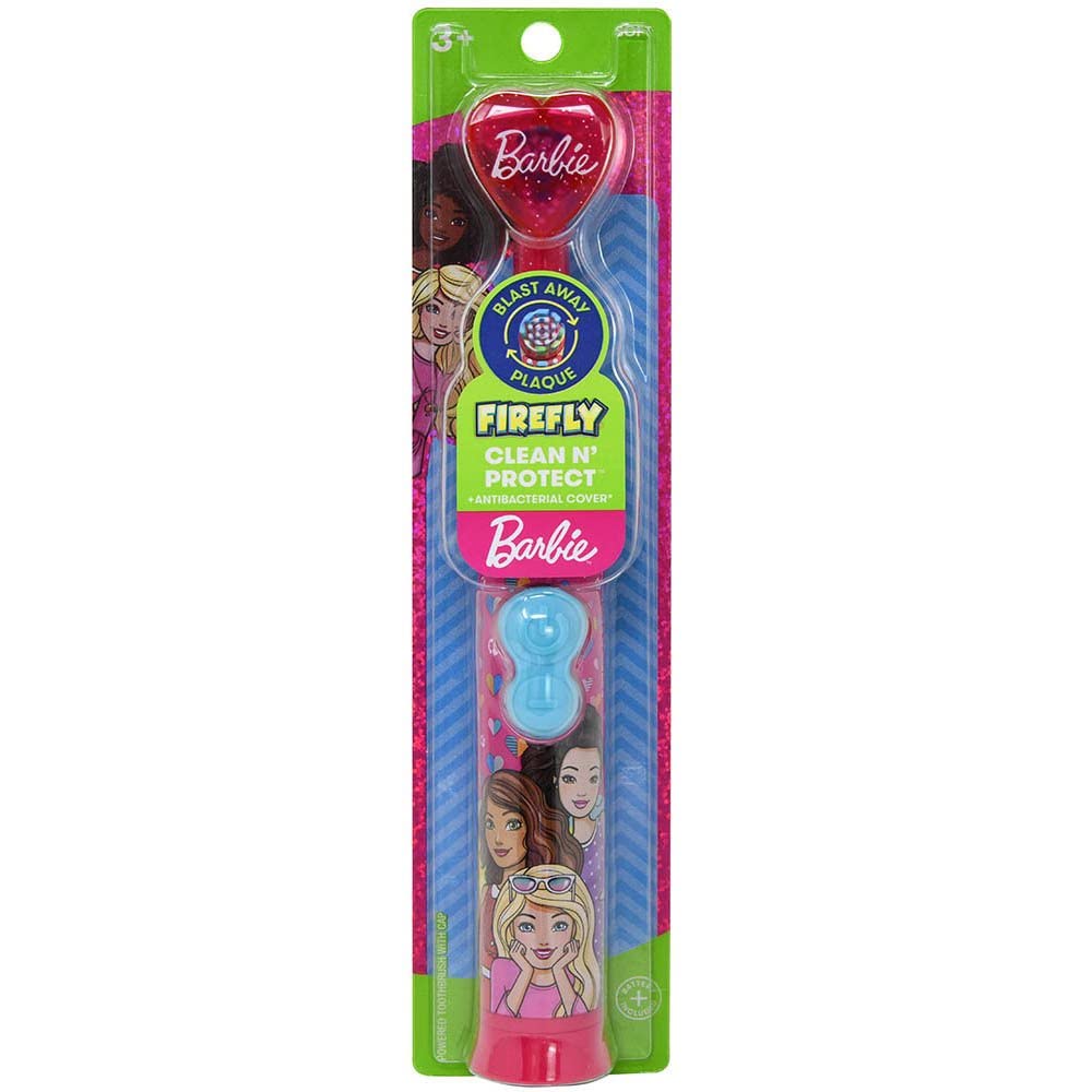 Firefly Power Protect Battery Toothbrush with Character Cap Barbie