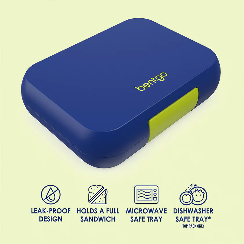 Pop Lunch Box Navy Blue/Chartreuse