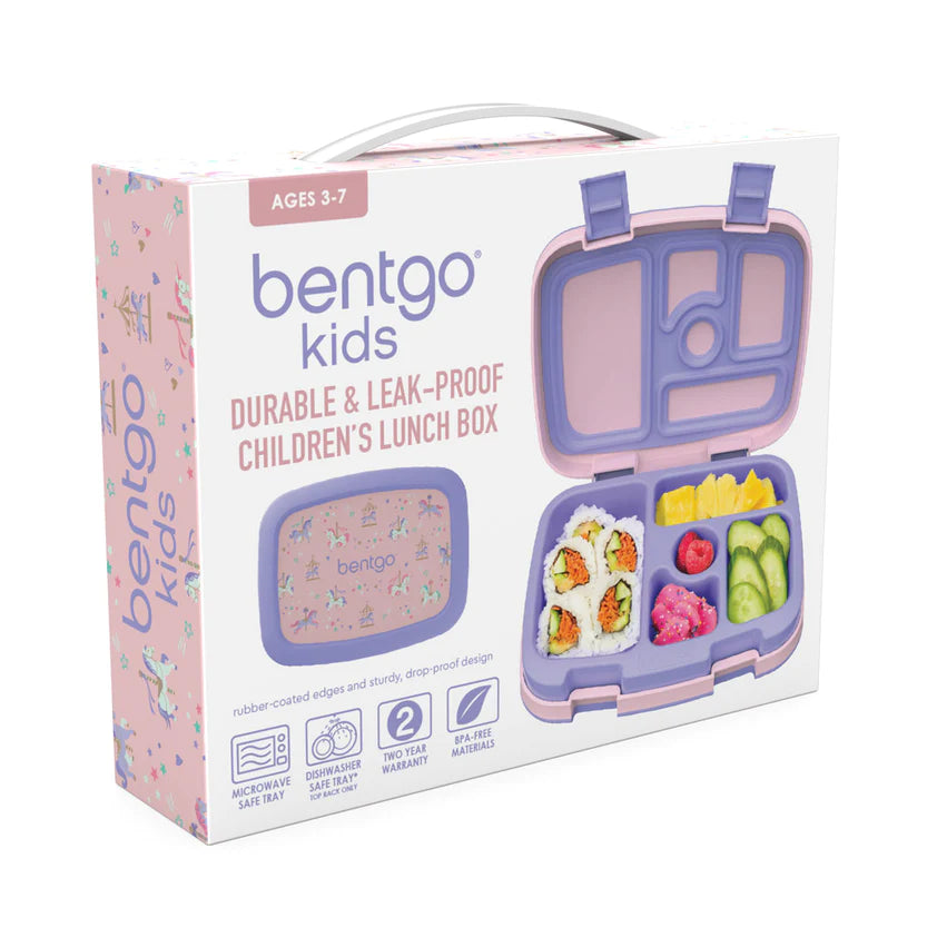 Kids Prints Lunch Box Carousel Unicorns