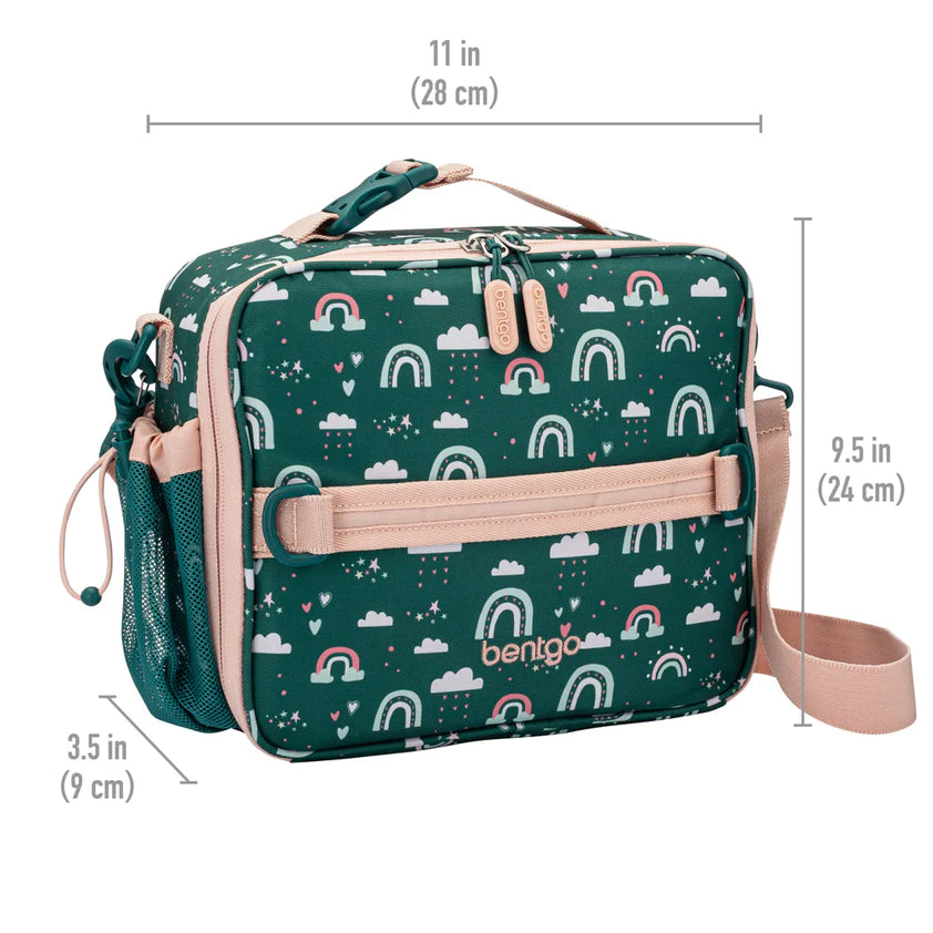 Lunch Bag Green Rainbow