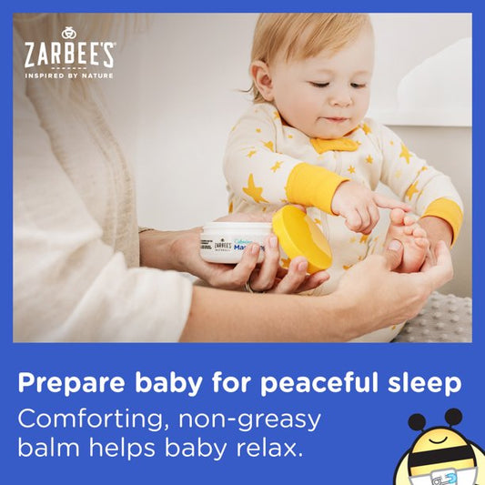 Zarbee's Baby Calming Massage Balm, Lavender & Chamomile