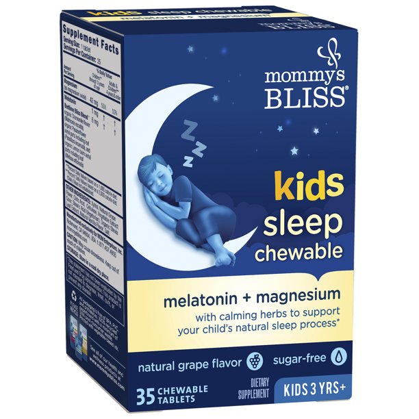 Mommys Bliss Kids Sleep Chewables with Melatonin + Magnesium