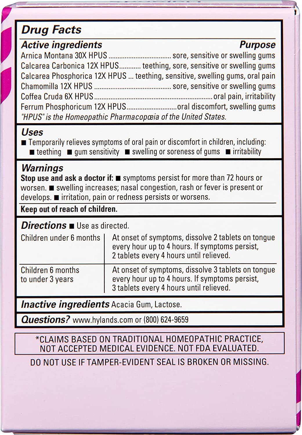 Oral Pain Relief Daytime