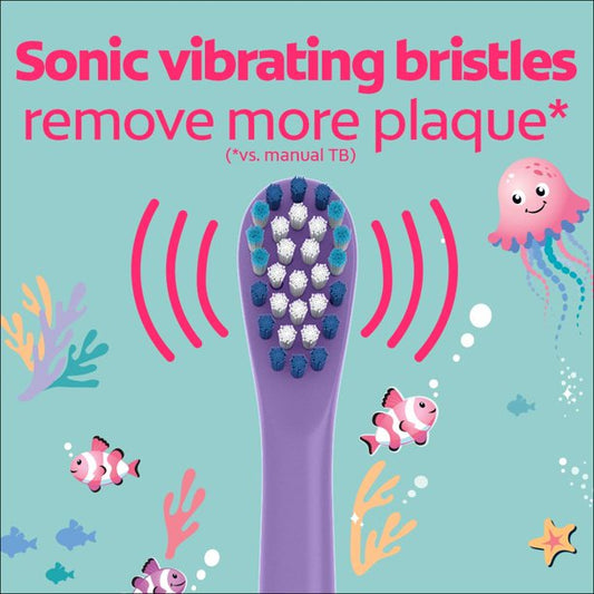 Colgate Kids Battery Toothbrush For Ages 3+, Mermaid