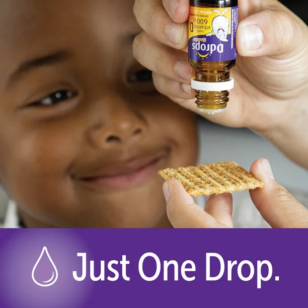 Kids Ddrops® Booster Liquid Vitamin D3 Drops, 600 IU Per Drop, 0.09 fl oz