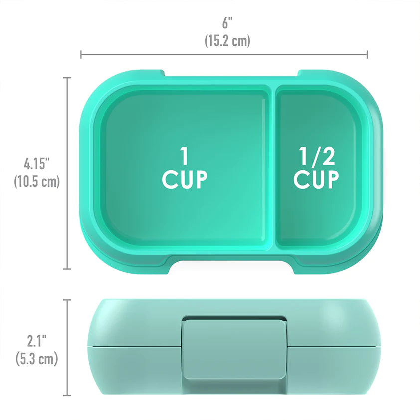 Kids Snack Container Aqua