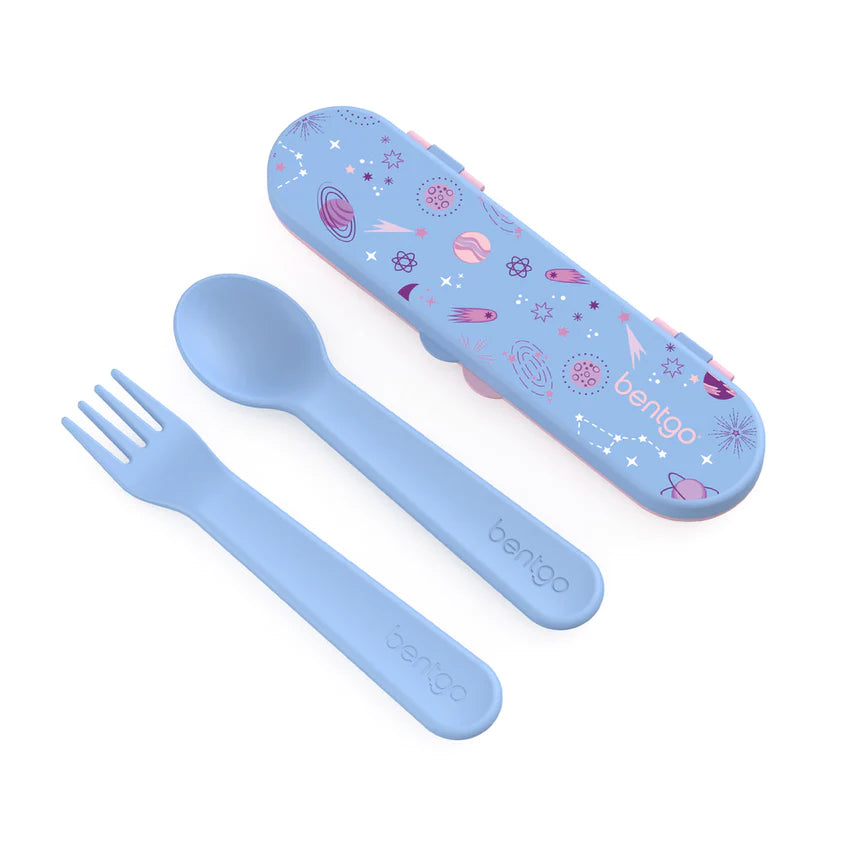 Bentgo Kids Utensils Set Lavender Galaxy