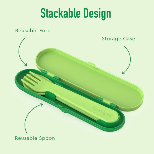 Bentgo Kids Utensils Set Safari