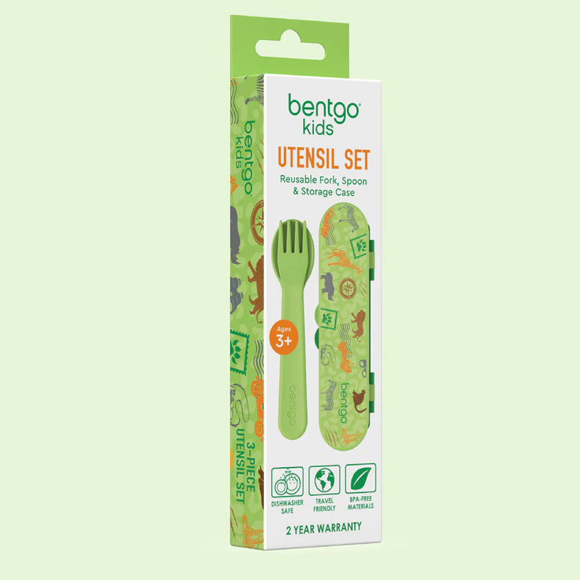 Bentgo Kids Utensils Set Safari