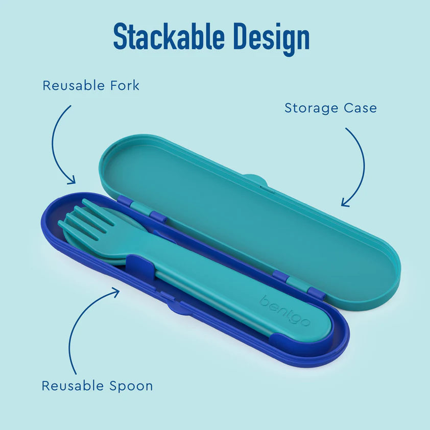 Bentgo Kids Utensils Set Shark