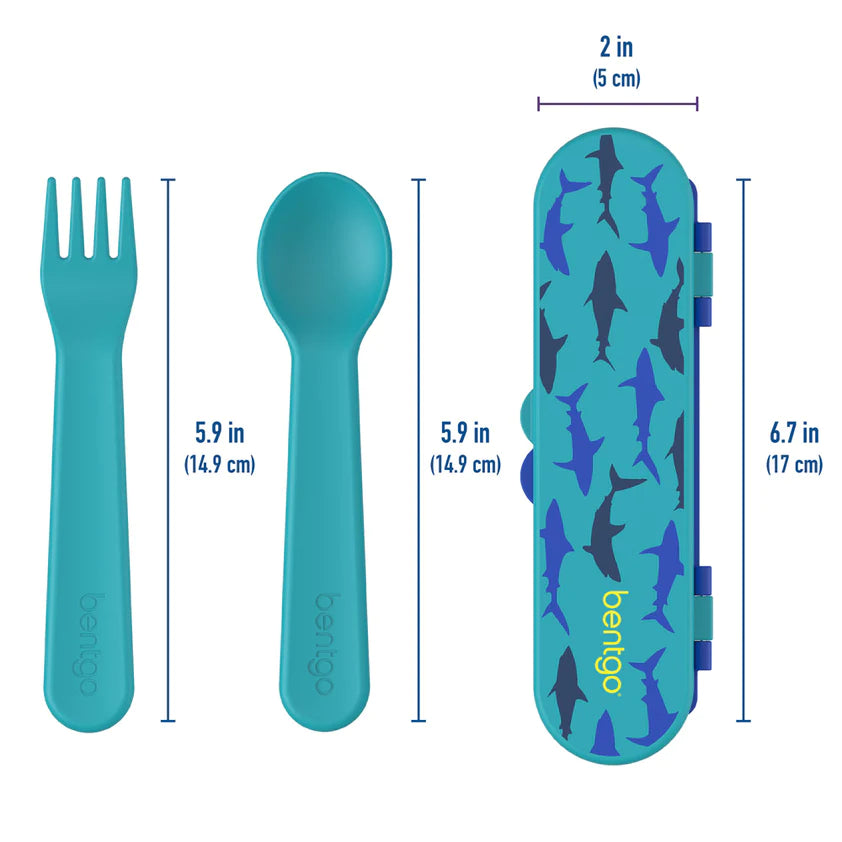 Bentgo Kids Utensils Set Shark