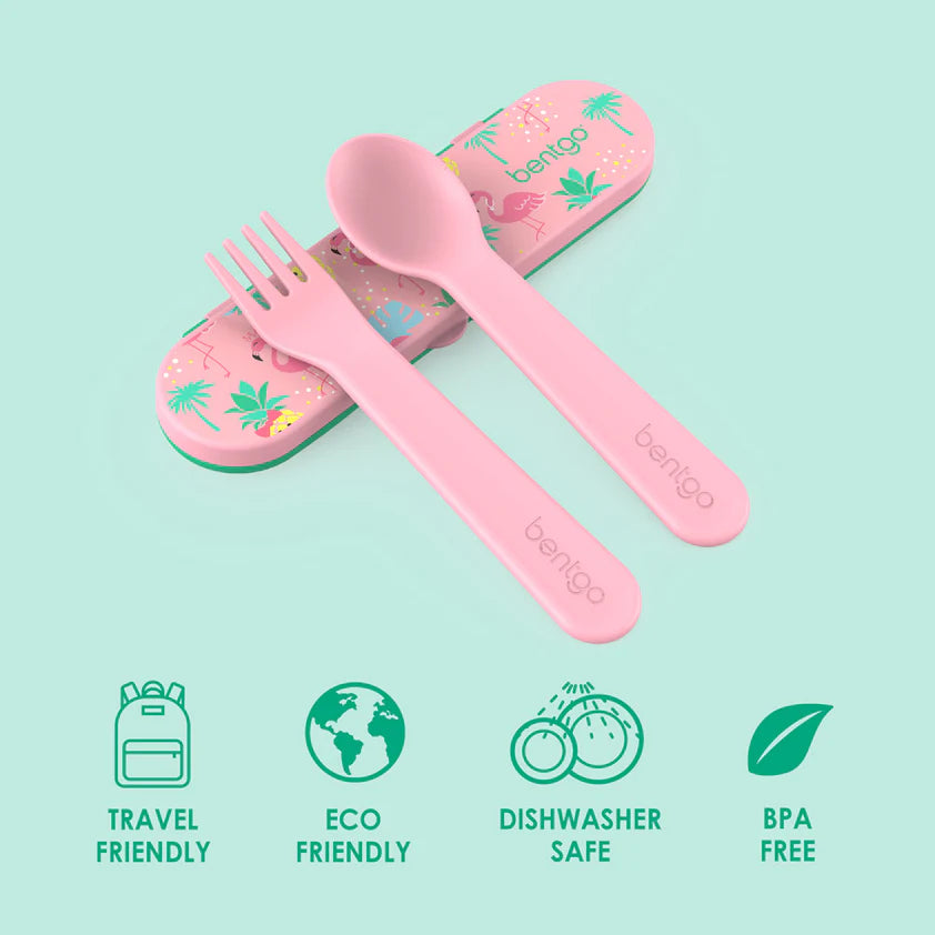 Bentgo Kids Utensils Set Tropical