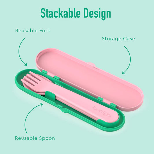 Bentgo Kids Utensils Set Tropical