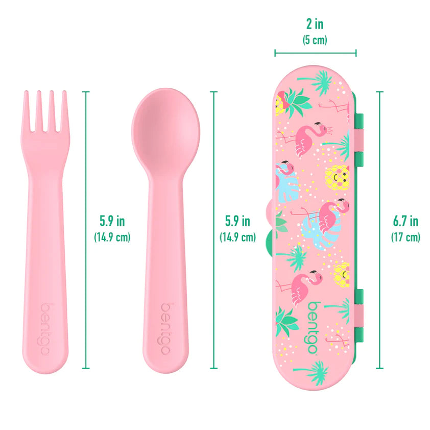 Bentgo Kids Utensils Set Tropical