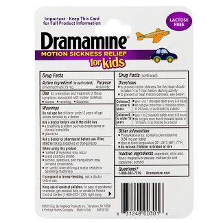 Chewable Motion Sickness Relief for Kids