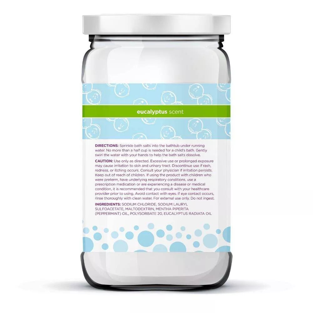 Boogie Vapor Bath Salts with Eucalyptus & Peppermint - 15oz