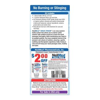Lavador Nasal Sinus Rinse Kit C/50
