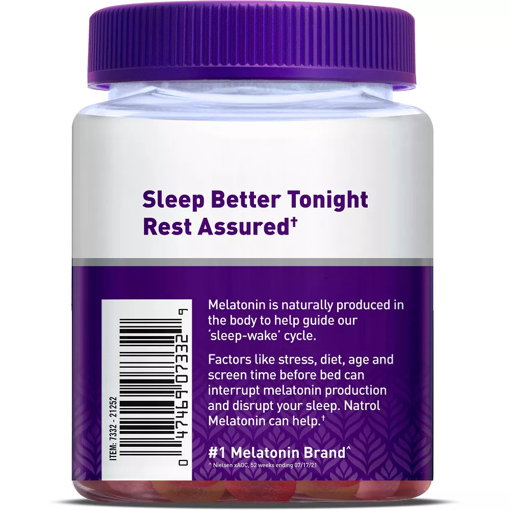 Natrol Melatonin 5mg Sleep Aid Gummies - Strawberry - 90ct