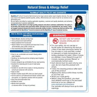 Lavador Nasal Sinus Rinse Kit C/50