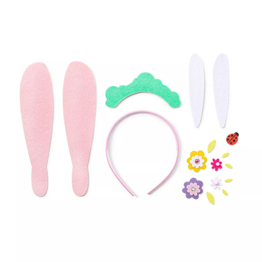 Kit de flores para crear tus propias orejas de conejo de Pascua