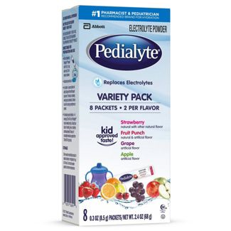 Paquete variado de polvo de electrolitos Pedialyte - 8ct/2.4oz