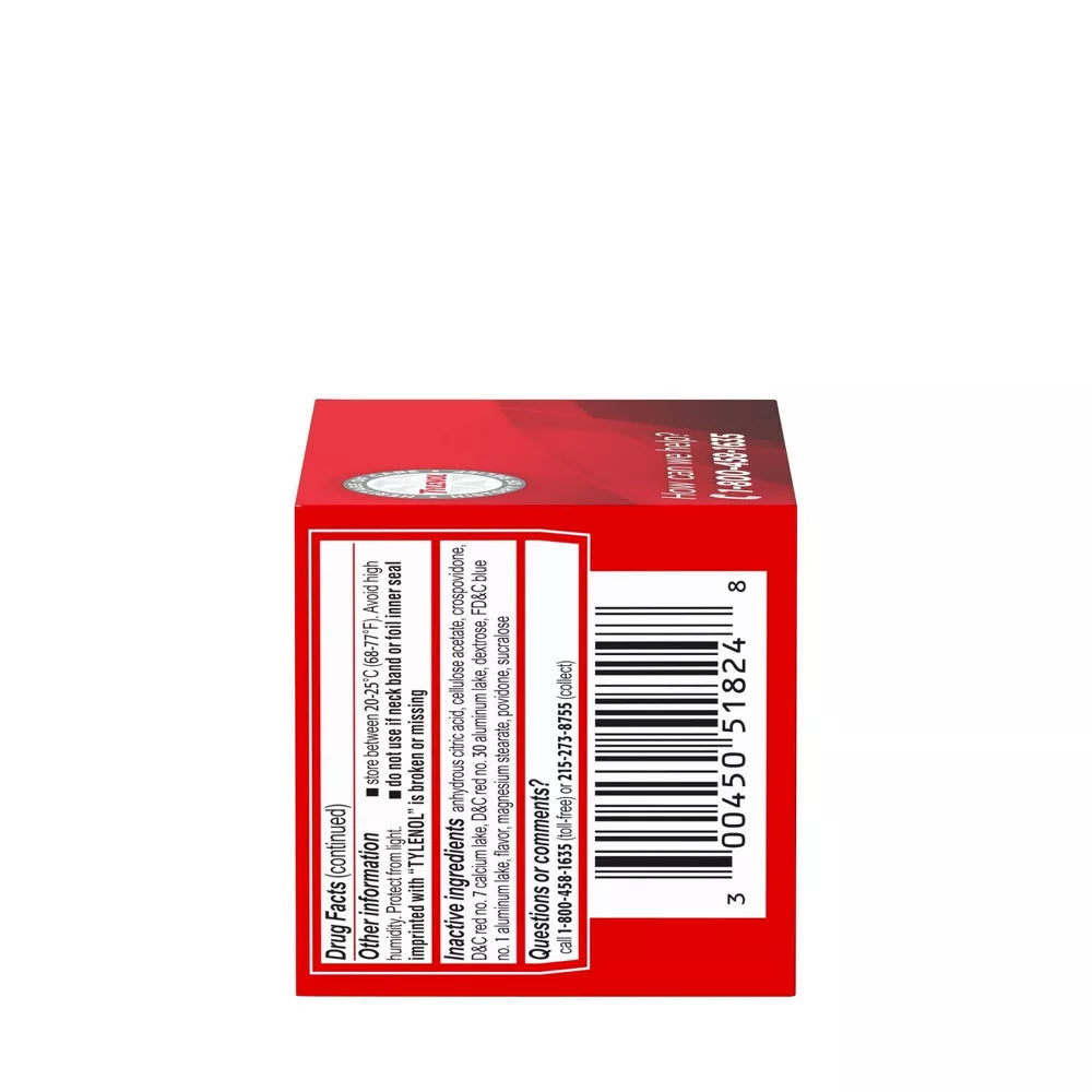 Children's Tylenol Pain + Fever Relief Chewables - Acetaminophen - Grape - 24ct