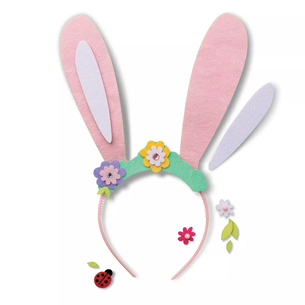 Kit de flores para crear tus propias orejas de conejo de Pascua