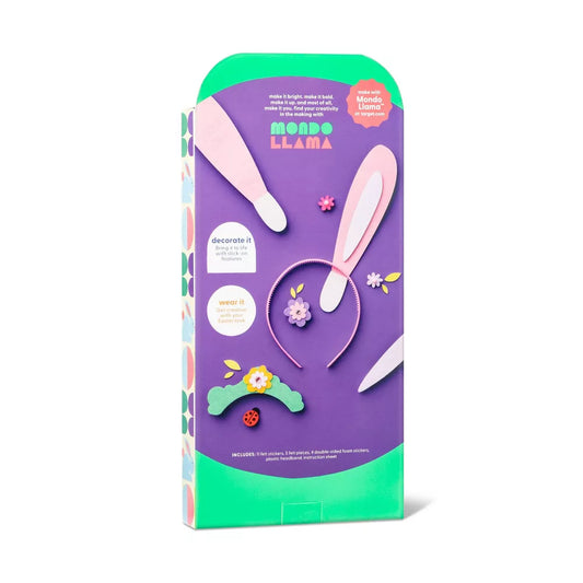 Kit de flores para crear tus propias orejas de conejo de Pascua