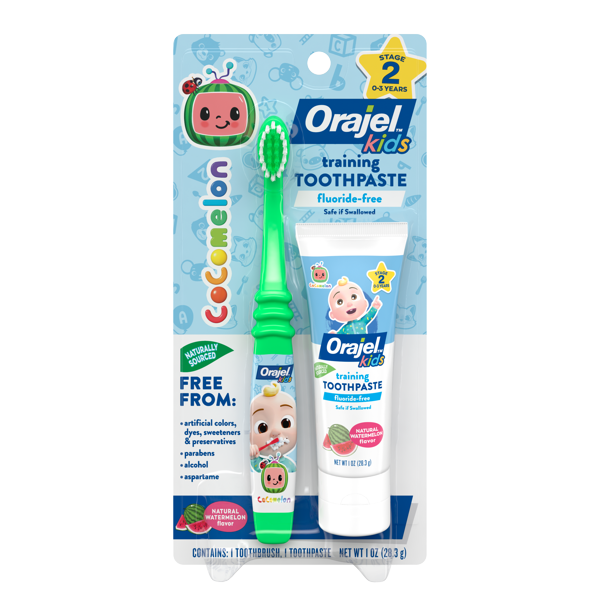 Orajel Kids Training Toothpaste Fluoride-Free CoComelon