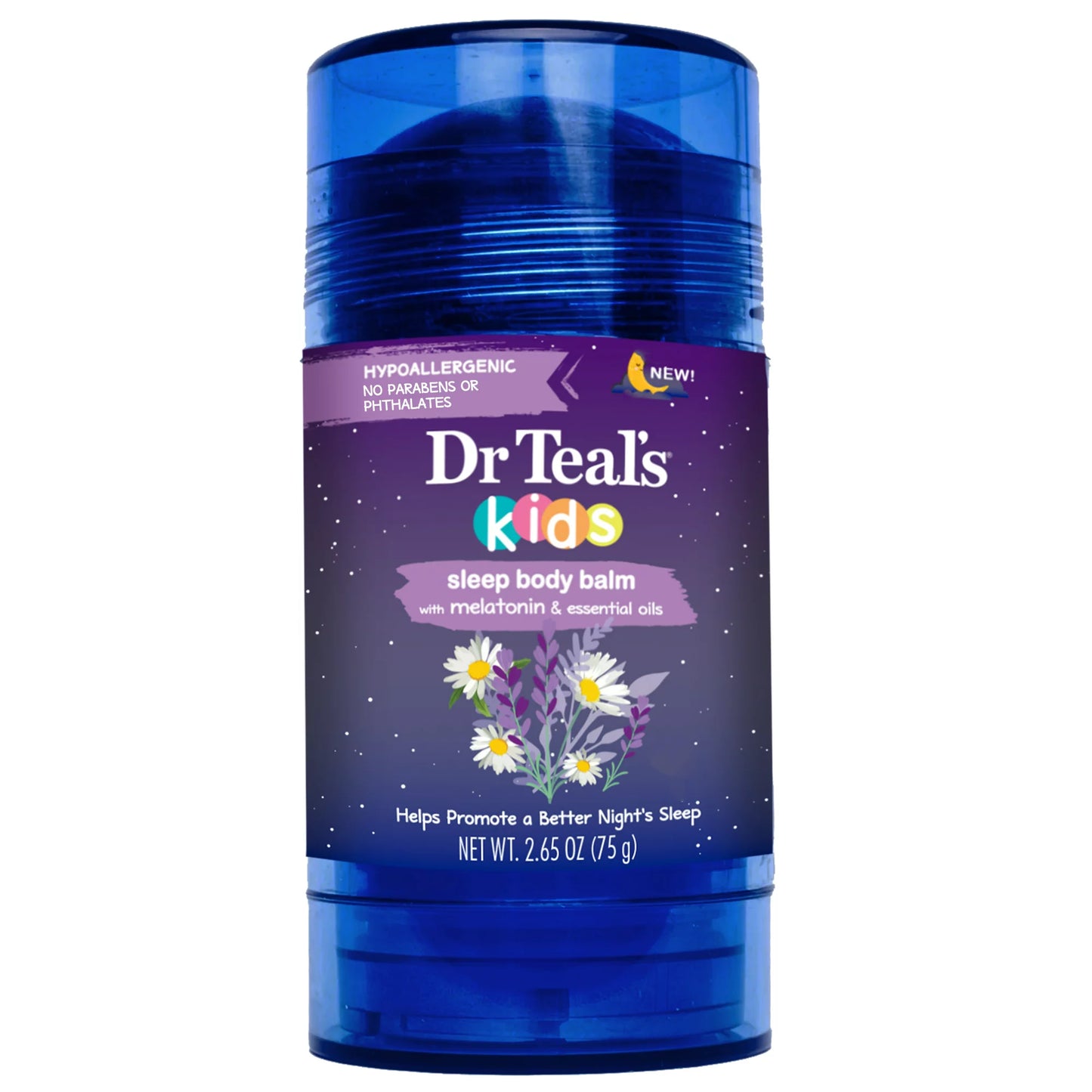 Dr Teal's Kids Hypoallergenic Sleep Body Balm with Melatonin, 2.65 oz