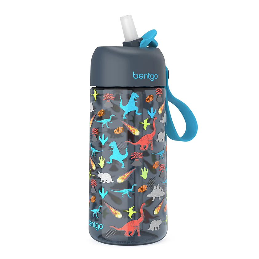Bentgo Kids Prints Water Bottle Dinosaur