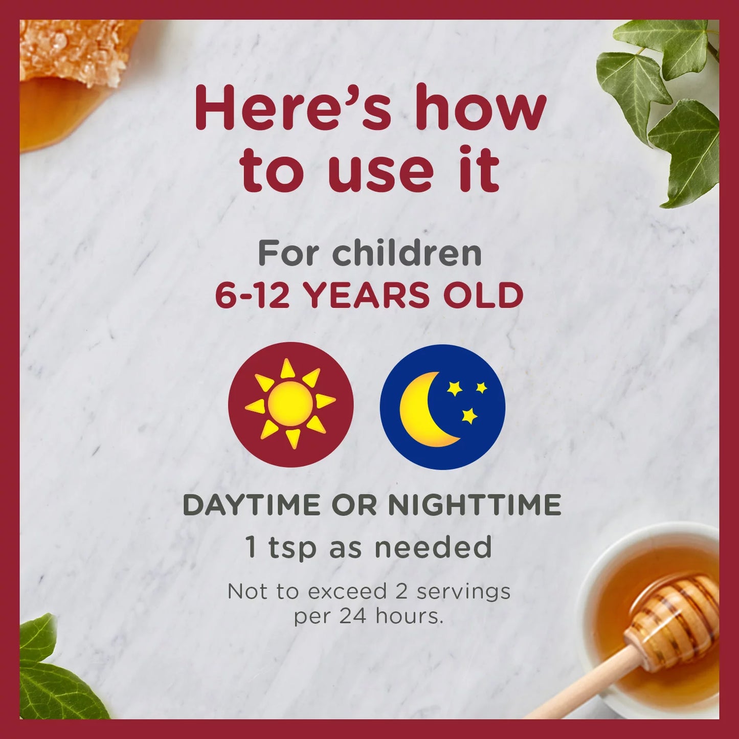 Zarbee’s Kids All-in-One Day/Night Cough, Age 6-12