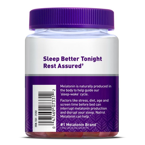 Natrol Melatonin 10mg, Sleep Support, Strawberry Gummies