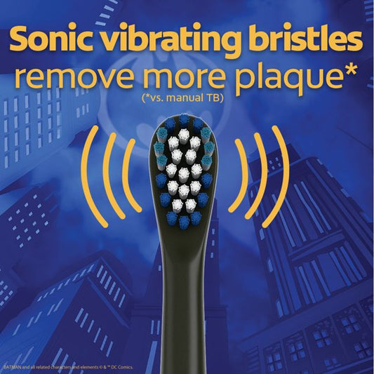 Colgate Kids Battery Powered Toothbrush, Batman, 1 Pack