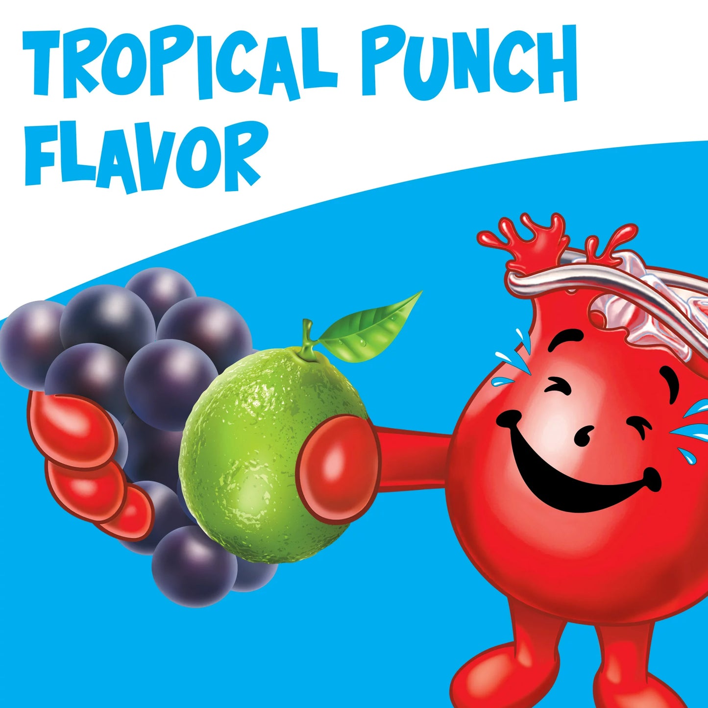 Kool-Aid Sugar Sweetened Tropical Punch Artificially Flavored Powdered Drink Mix, 19 oz. Canister